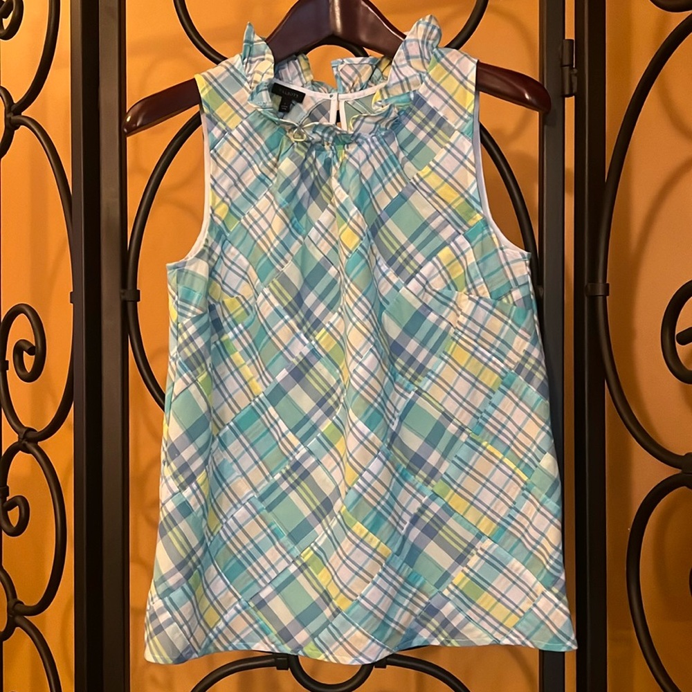 TALBOTS Halter Shell - Madras Top